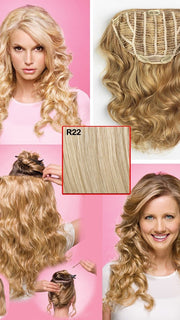 22" Relaxed Curl Clip In Hair Extension by Jessica Simpson