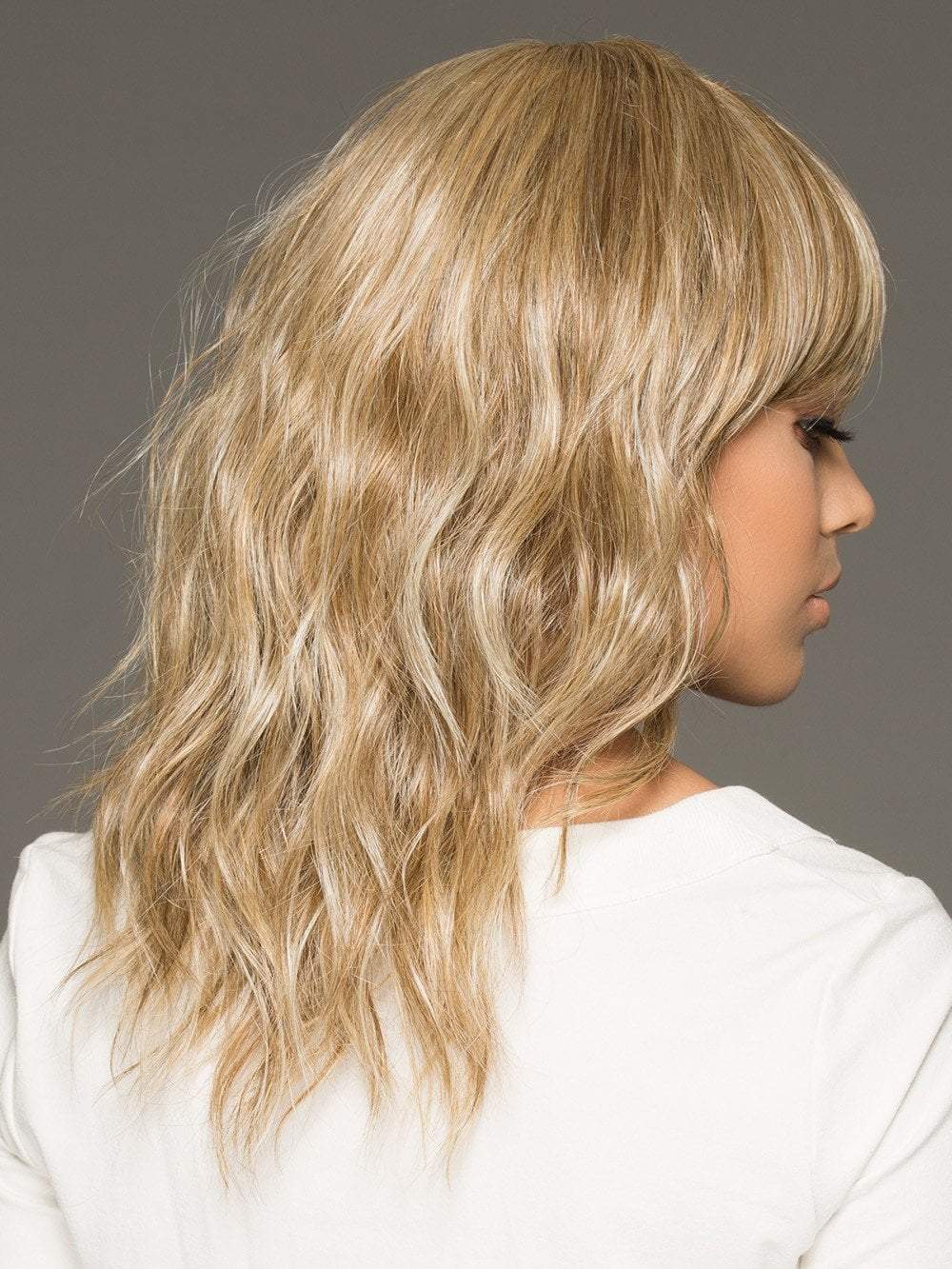 SS14/88 Golden Wheat | Medium Blonde streaked with Pale Gold Blonde highlights and Medium Brown roots