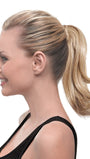 10" CLAW CLIP IN PONY with BRAID by Hairdo in R14/88H GOLDEN WHEAT | Medium Blonde Streaked With Pale Gold Highlights