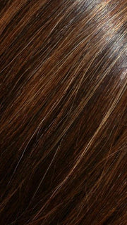 FS4/33/30A MIDNIGHT COCOA | Dark Brown, Medium Red, Medium Natural Red Blonde/Brown Blend with Medium Natural Red Blonde-Brown Blend Bold Highlights