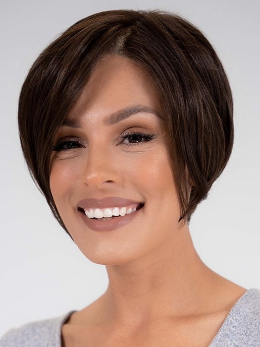 HEARD IT ALL by Raquel Welch in RL4/6 BLACK COFFEE | Dark Brown Evenly Blended with Medium Brown