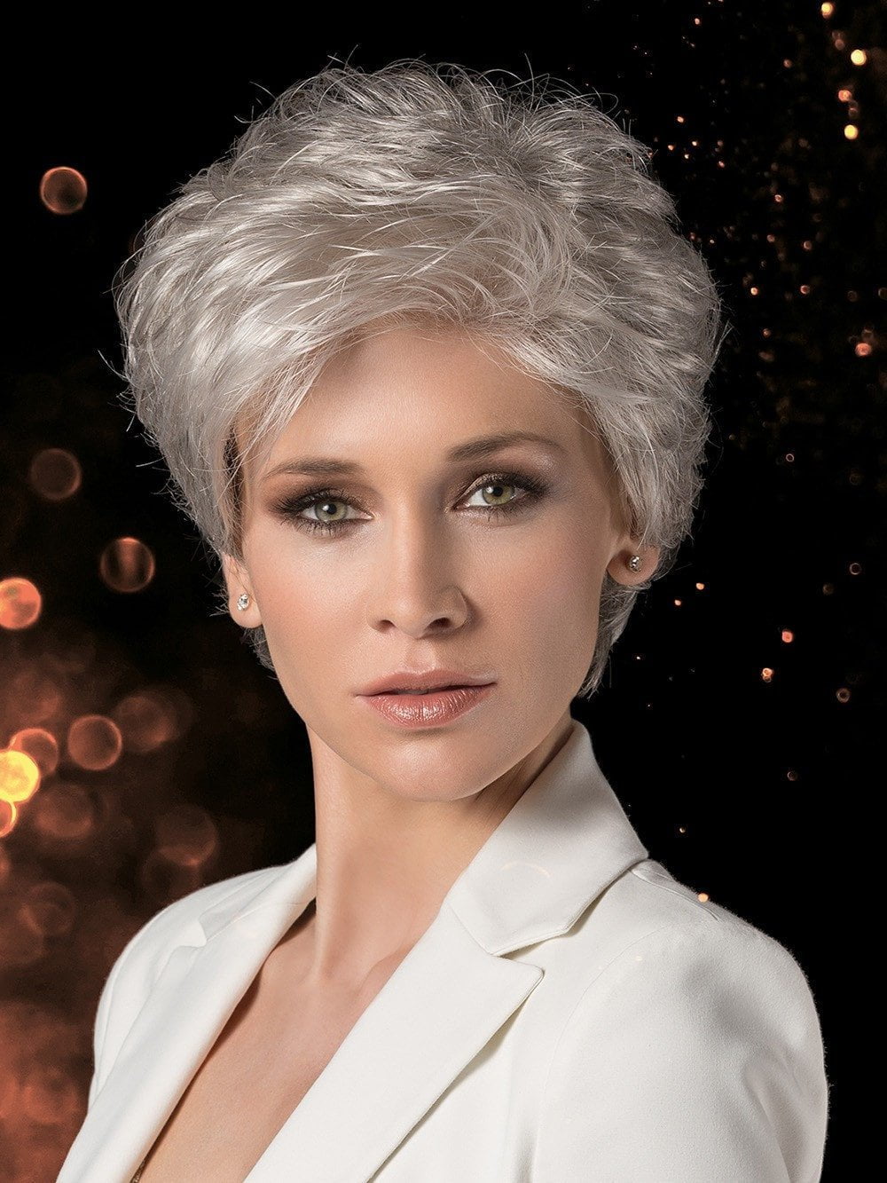 BEAUTY by Ellen Wille in SNOW MIX | Pure Silver White with 10% Medium Brown & Silver White with 5% Light Brown blend