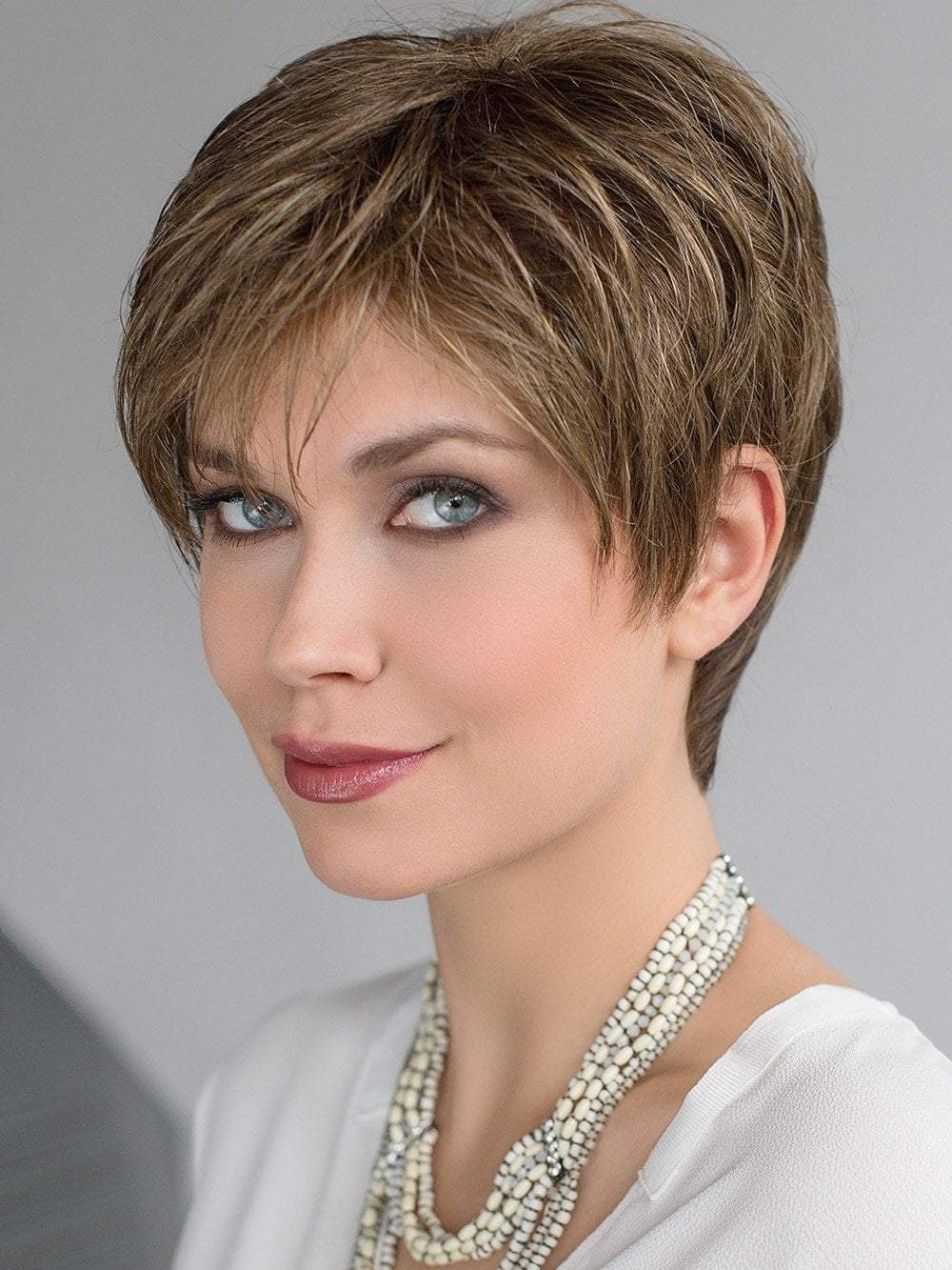 SELECT Wig by Ellen Wille in MOCCA MIX | Medium Brown, Light Brown, and Light Auburn blend