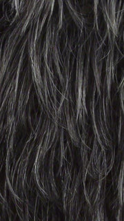 HT5618 | White Gray Highlight on Front & Side. Salt & Pepper Root, Light Gray Tip