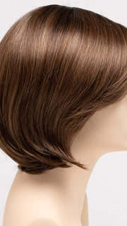 CINNAMON TOFFEE | Neutral to Warm Light Brown with Dark Brown Roots
