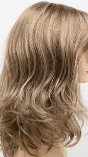 GINGER-CREAM | Dark Beige Blonde underneath highlighted on top with Light Beige Blonde
