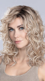 HEAVEN by ELLEN WILLE in PEARL BLONDE ROOTED 101.14.23 | Pearl Platinum and Medium Ash Blonde with Lightest Pale Blonde Blend and Shaded Roots