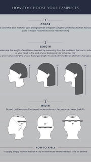 How To Choose Your EasiPieces | Available in 8", 12", and 16" Length Options & 4", 6" and 9" Width Options