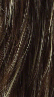 Color Iced-Mocha-R = Rooted Dark with Medium Brown blended with Light Blonde highlights