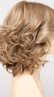 GINGER-CREAM | Dark Beige Blonde underneath highlighted on top with Light Beige Blonde