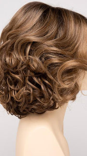 TOASTED SESAME | Medium Brown roots with overall Warm Cinnamon base and Wheat Blonde highlights