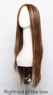 FS6/30/27 TOFFEE TRUFFLE | Brown, Medium Red-Gold, Medium Red-Gold Blonde Blend with Medium Gold Blonde Bold Highlights