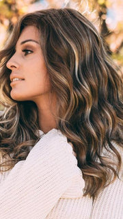 The 100% hand tied monofilament cap and Smart Lace front look supremely natural