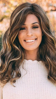 SARAH by Jon Renau in FS26/31 CARAMEL SYRUP | Amber Red with Caramel Blonde Highlights