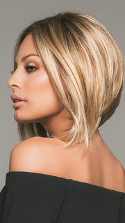 MENA by JON RENAU in 12FS8 SHADED PRALINE | Light Gold Brown, Light Natural Gold Blonde and Pale Natural Gold-Blonde Blend, Shaded with Medium Brown