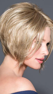 ELISHA by JON RENAU in 22F16 BLACK TIE BLONDE | Light Ash Blonde and Light Natural Blonde Blend with Light Natural Blonde Nape
