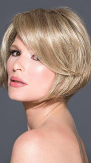 ELISHA by JON RENAU in 22F16 BLACK TIE BLONDE | Light Ash Blonde and Light Natural Blonde Blend with Light Natural Blonde Nape