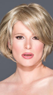 ELISHA by JON RENAU in 22F16 BLACK TIE BLONDE | Light Ash Blonde and Light Natural Blonde Blend with Light Natural Blonde Nape