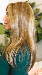 KAIA by JON RENAU in 12FS8 | Light Gold Brown, Light Natural Gold Blonde and Pale Natural Gold-Blonde Blend, Shaded with Medium Brown