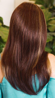KAIA by JON RENAU in 32F CHERRY CRÈME | Medium Red and Medium Red-Gold Blonde Blend with Medium Red Nape