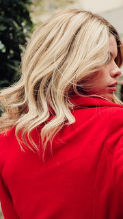 MARGOT by JON RENAU in 12FS8 | Light Gold Brown, Light Natural Gold Blonde and Pale Natural Gold-Blonde Blend, Shaded with Medium Brown (This piece has been styled and curled)