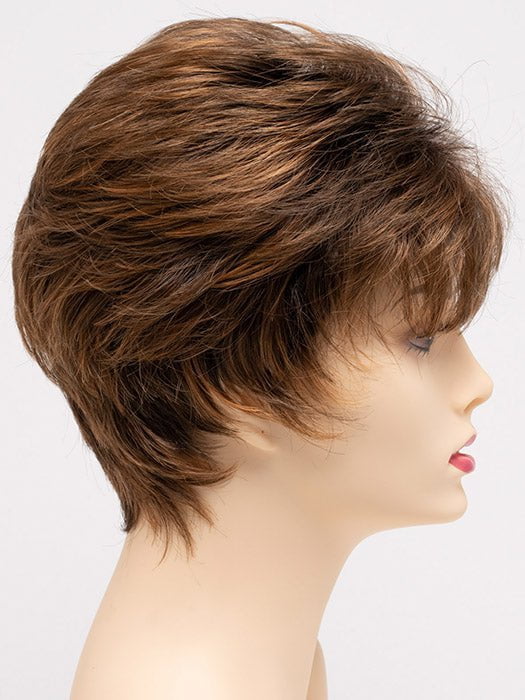 SAFFRON-SPICE | A blend of Light Coppers and Warm Auburns with Darker Brown Roots
