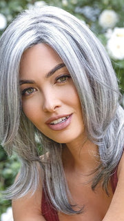 SALT & PEPPER | 50/50 Blend of Pale Steel Grey and Deep Dark Charcoal Grey
