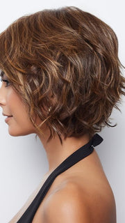 The wavy texture and fringe add touches of chicness