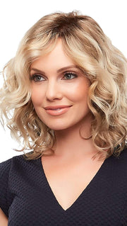 Julianne Wig by Jon Renau is a wavy, mid-length bob that looks incredibly natural