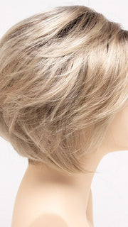 CHAMPAGNE SHADOW | Soft Dark Blonde with Platinum Highlights and Chestnut Roots