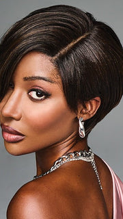 A gorgeous asymmetrical short cut
