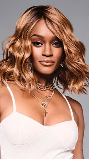 JORDAN by Kim Kimble in MC30/29SS CINNAMON SPICE | Amber Red with Cinnamon Highlights and Darker Root