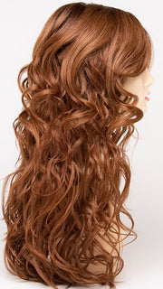 CREAMED-COFFEE | Medium Brown roots and base with Cinnamon and Golden Blonde highlights