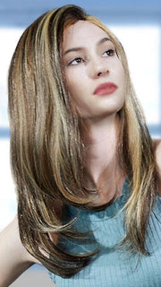 NRC 002HM by LOUIS FERRE in 4/14/24B CARAMEL CREAM | Cappuccino Blended w. Light Brown & Light Ash Blonde