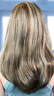NRC 002HM by LOUIS FERRE in 4/14/24B CARAMEL CREAM | Cappuccino Blended w. Light Brown & Light Ash Blonde