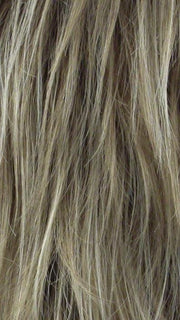 MOCHA H | Medium Ash Blonde with Platinum Blonde highlights and Dark Brown roots