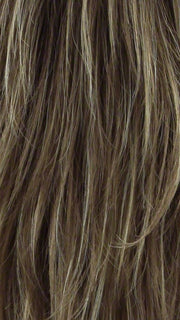 Color Mochaccino = Rooted Dark with Light Brown base with Strawberry Blonde highlights