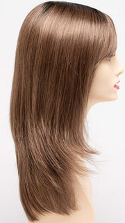 CINNAMON TOFFEE | Neutral to Warm Light Brown with Dark Brown Roots