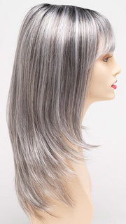STERLING SHADOW | Medium Salt-and-Pepper Grey with Darker Brown Roots