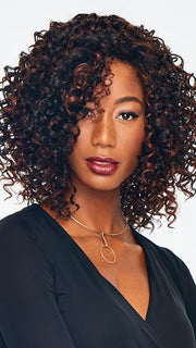 SASSY by Hairdo in SS130 SHADED DARK COPPER | Bright Reddish Brown with Subtle Copper Highlights and Dark Roots