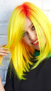 TAYLOR by NORIKO in MANGO SUNRISE | Orange Root with long brilliant gold color throughout.