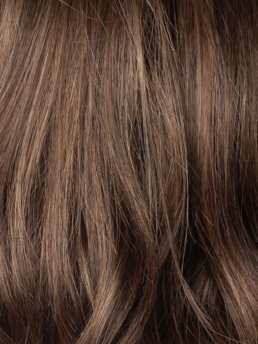 MAPLE-FROST | Medium Brown Blended with Light Browns and Frost Undertones Rooted with Chocolate Brown