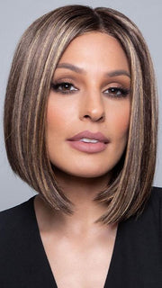 ORI by Amore in MARBLE-BROWN-R | Medium Brown Evenly Blended with Light Honey Brown With Dark Roots
