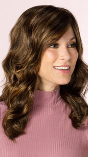 FS6/30/27 TOFFEE TRUFFLE | Brown, Medium Red-Gold, Medium Red-Gold Blonde Blend with Medium Gold Blonde Bold Highlights