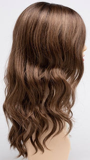 CINNAMON TOFFEE | Neutral to Warm Light Brown with Dark Brown Roots