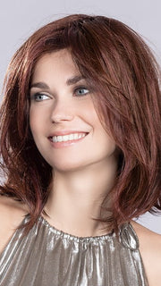 DARK AUBURN ROOTED 33.130.2 | Dark Auburn and Deep Copper Brown with Black/Dark Brown Blend and Shaded Roots