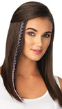 METALLIC BRAID EXTENSION by POP by hairdo in LIGHT PURPLE BLACK