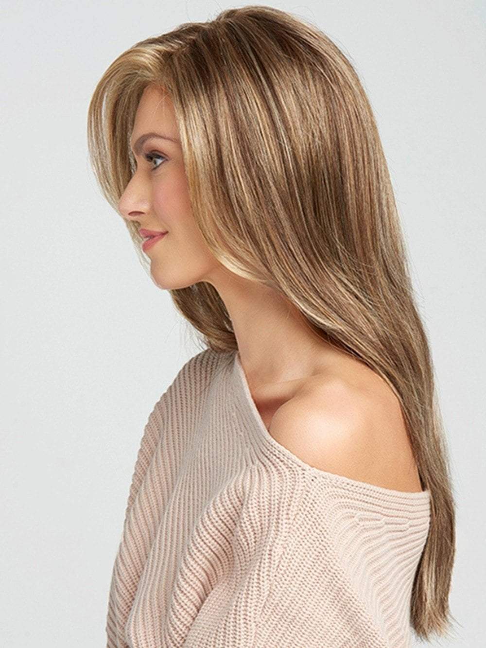 Beautiful long layers that fall to mid-back to create this full, flowing silhouette
