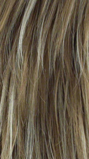 NUTMEG-F | Dark Honey Brown Base with Blonde Highlights