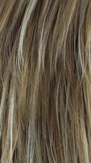 NUTMEG F | Medium Blonde and Honey Brown Base Frosted with Platinum Blonde Highlights